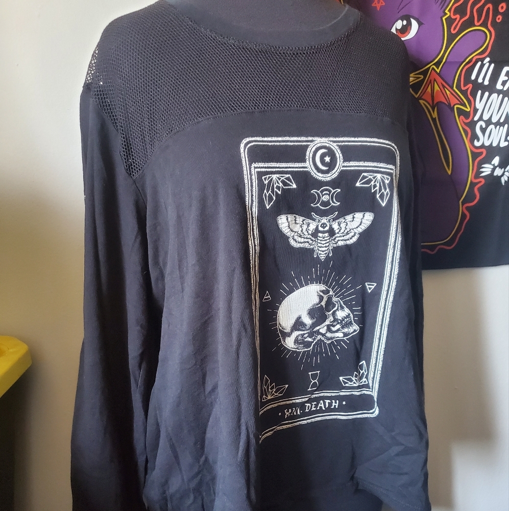 MIDNIGHT HOUR MESH TOP